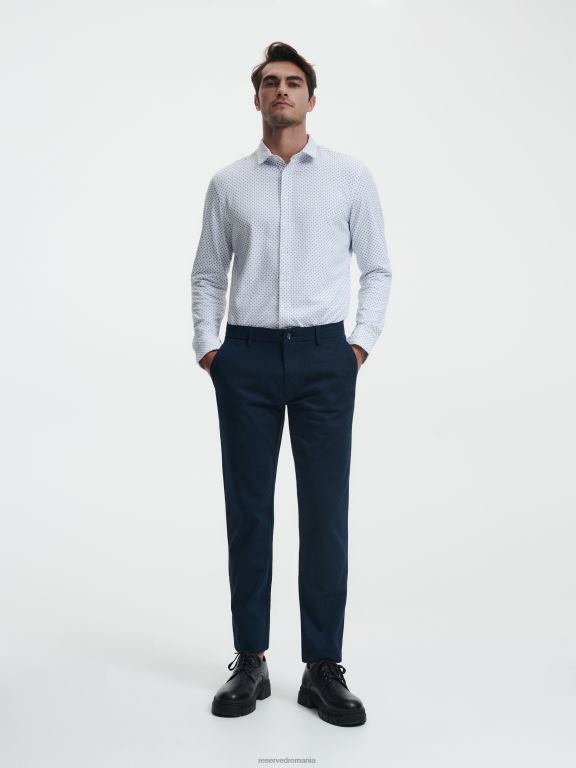 marina Reserved bărbați îmbrăcăminte pantaloni chino slim fit noi 648HZ1477