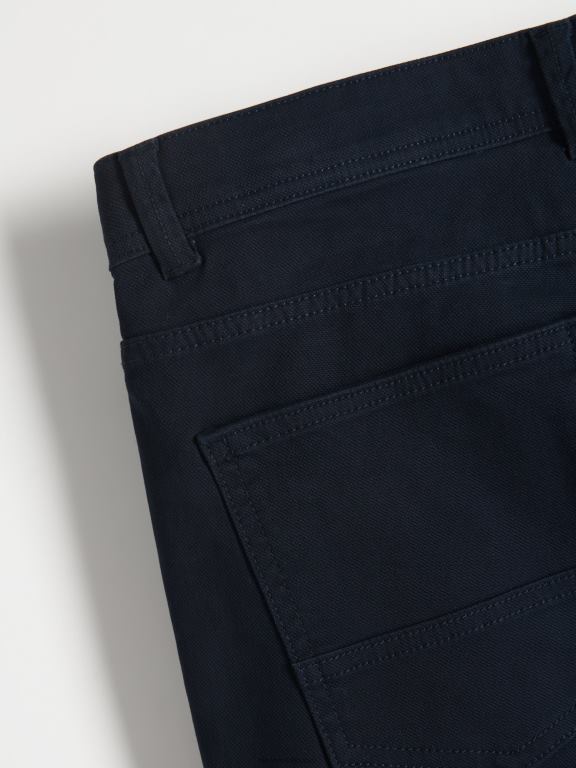 marina Reserved bărbați îmbrăcăminte pantaloni din bumbac slim fit 648HZ1119