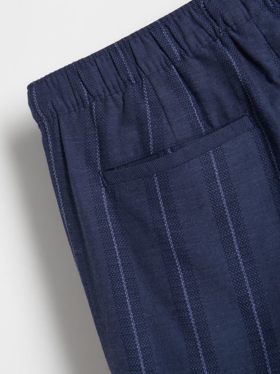 marina Reserved bărbați îmbrăcăminte pantaloni scurți de jogger din bumbac 648HZ1413