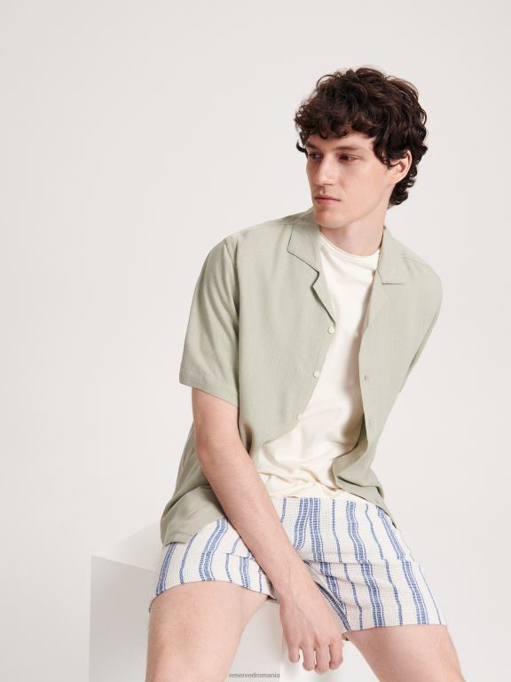 marina Reserved bărbați îmbrăcăminte pantaloni scurți obișnuiți din bumbac 648HZ1442