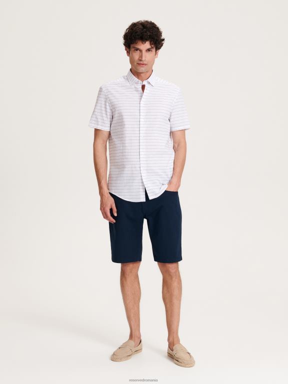 marina Reserved bărbați îmbrăcăminte pantaloni scurți slim fit 648HZ1448