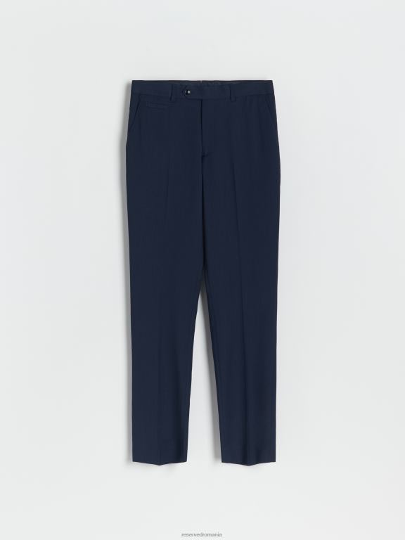 marina Reserved bărbați îmbrăcăminte pantaloni slim cu pliu presat 648HZ1091