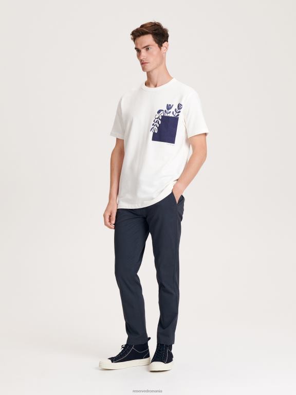 marina Reserved bărbați îmbrăcăminte pantaloni slim morcov 648HZ1482