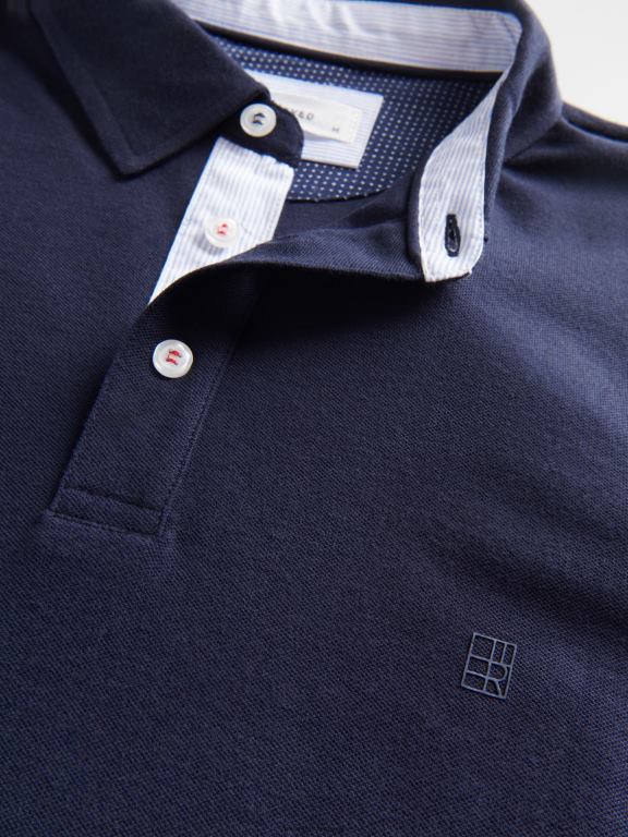 marina Reserved bărbați îmbrăcăminte tricou polo cu talie regulată 648HZ1127