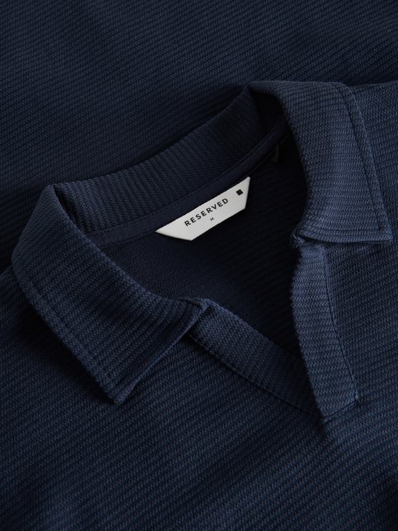 marina Reserved bărbați îmbrăcăminte tricou polo cu talie regulată 648HZ1128