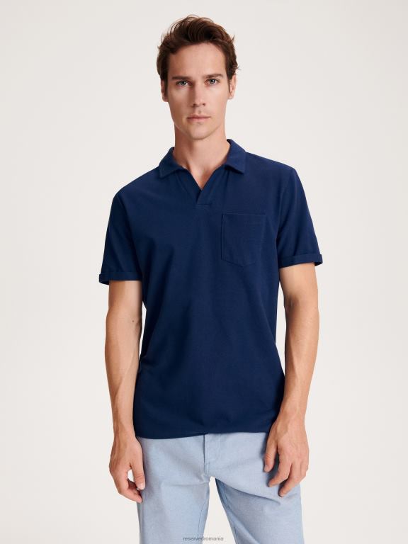 marina Reserved bărbați îmbrăcăminte tricou polo cu talie regulată 648HZ1342