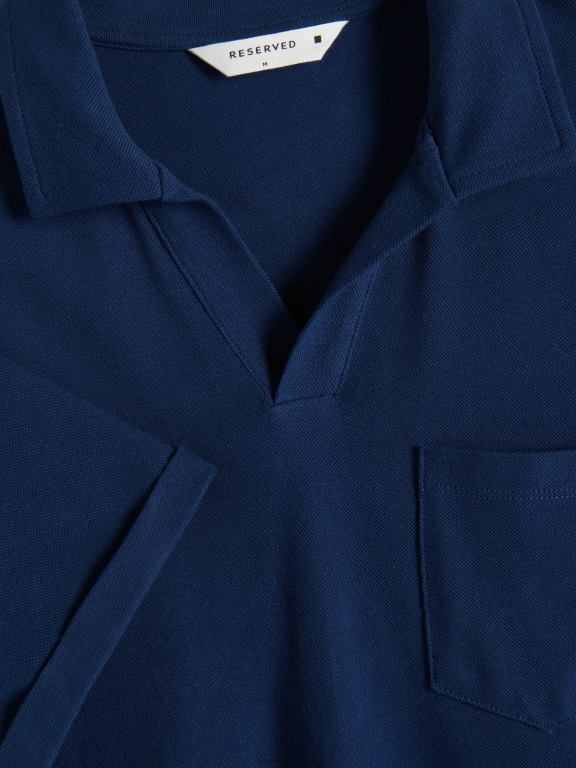 marina Reserved bărbați îmbrăcăminte tricou polo cu talie regulată 648HZ1342