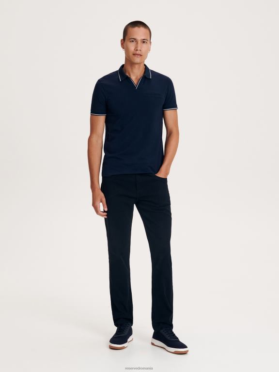 marina Reserved bărbați îmbrăcăminte tricou polo slim fit 648HZ1098