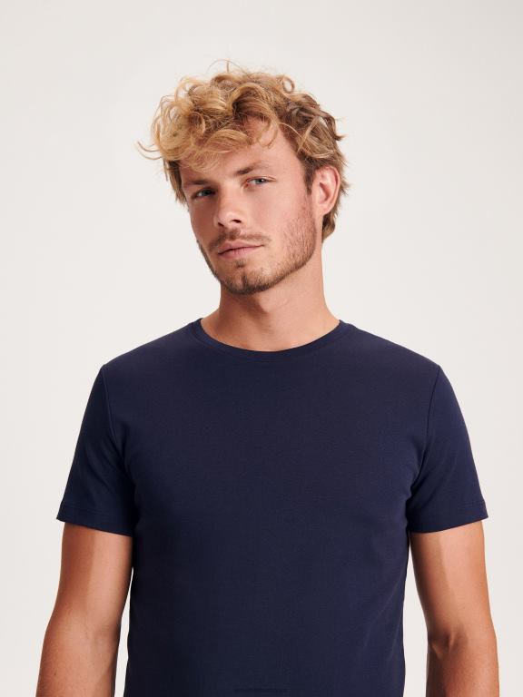 marina Reserved bărbați îmbrăcăminte tricou slim fit 648HZ1207