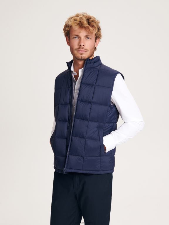 marina Reserved bărbați îmbrăcăminte vestă cu guler ridicat 648HZ1641