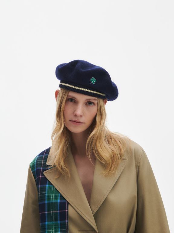 marina Reserved femei accesorii beretă de lână 648HZ1017