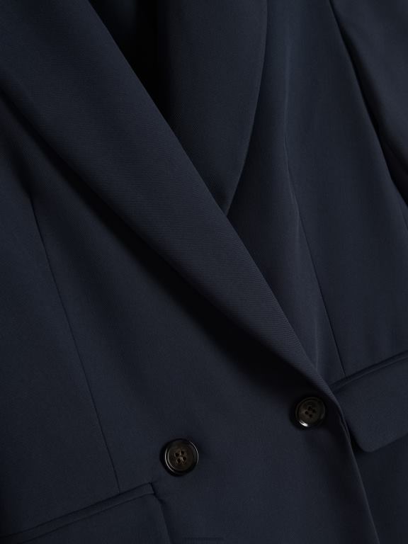 marina Reserved femei îmbrăcăminte blazer dublu în amestec de viscoză 648HZ262