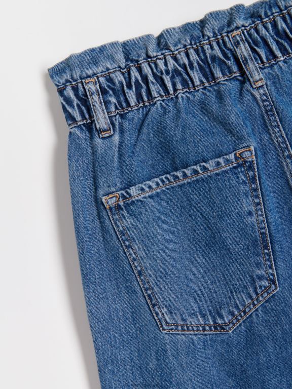 marina Reserved femei îmbrăcăminte blugi paperbag 648HZ748