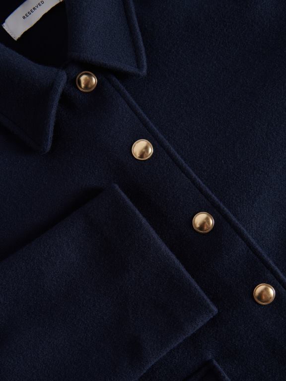 marina Reserved femei îmbrăcăminte jachetă cu guler 648HZ895