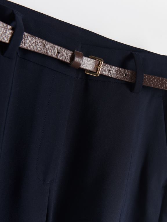 marina Reserved femei îmbrăcăminte pantaloni de tigara cu centura 648HZ665