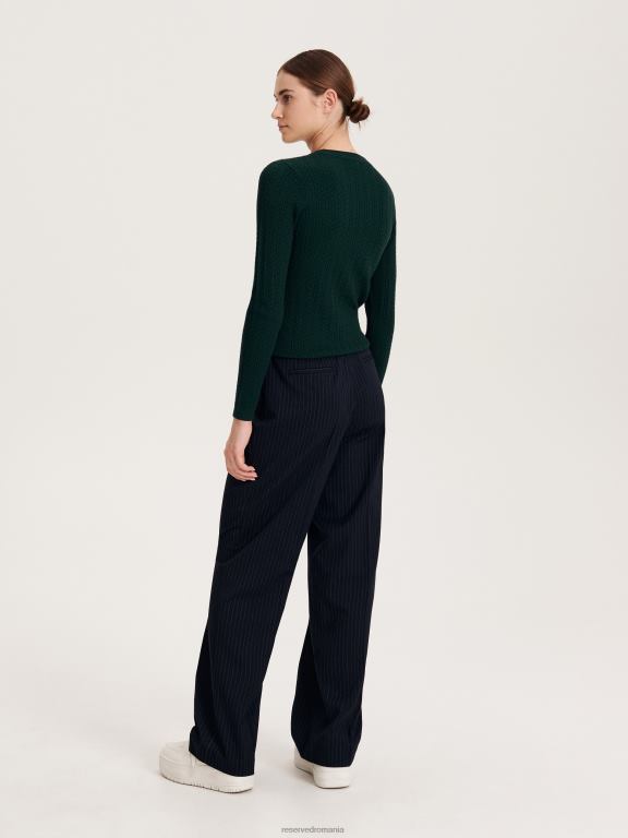 marina Reserved femei îmbrăcăminte pantaloni noi cu pliu presat 648HZ679