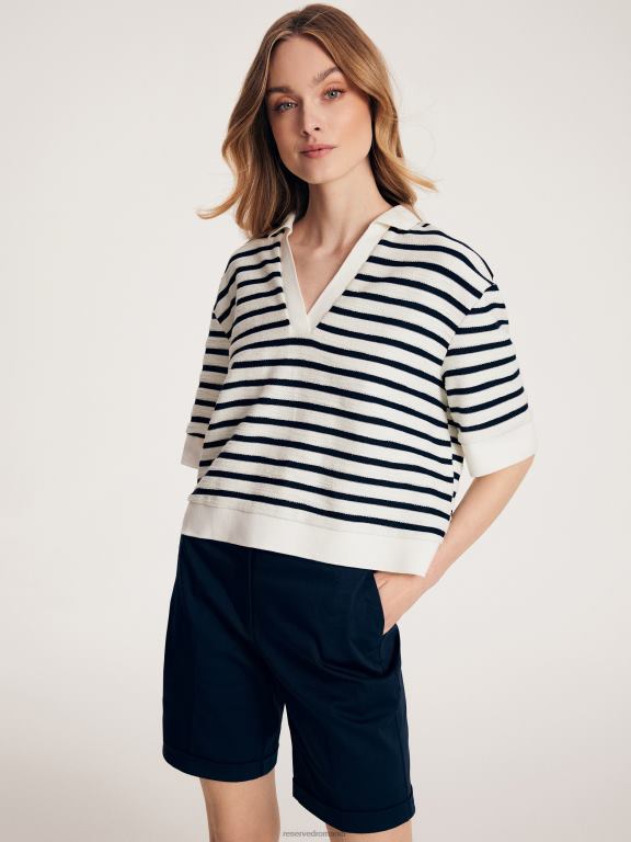 marina Reserved femei îmbrăcăminte pantaloni scurți bogati în bumbac 648HZ133