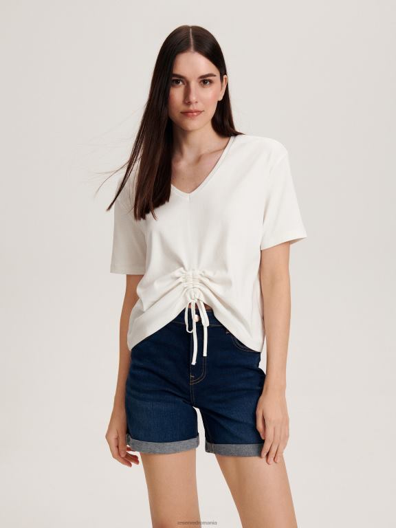 marina Reserved femei îmbrăcăminte pantaloni scurți din denim 648HZ606