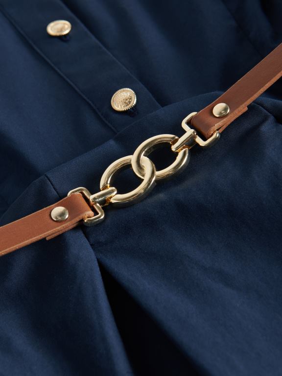 marina Reserved femei îmbrăcăminte rochie cu centura 648HZ139