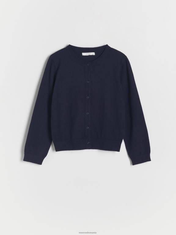 marina Reserved fetelor îmbrăcăminte cardigan în amestec de viscoză 648HZ1930