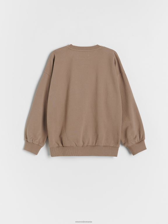 maro Reserved băieți îmbrăcăminte hanorac simplu simplu 648HZ2036