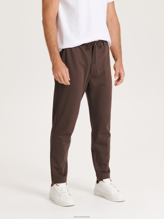maro Reserved bărbați îmbrăcăminte pantaloni chino slim 648HZ1467