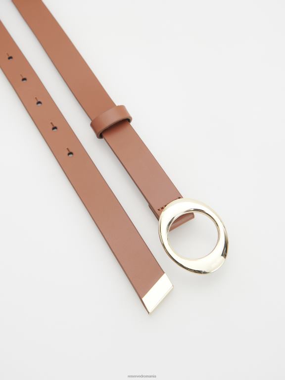 maro Reserved femei accesorii centura bogata in piele 648HZ1023