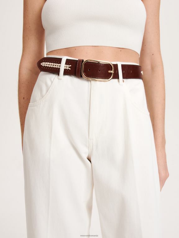 maro Reserved femei accesorii centura cu catarama 648HZ1030