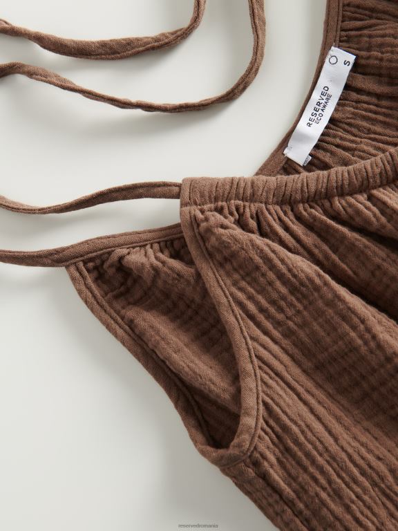 maro Reserved femei îmbrăcăminte top din bumbac 648HZ329