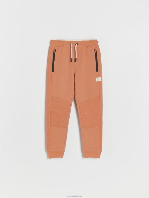 maro auriu Reserved băieți îmbrăcăminte pantaloni de jogger 648HZ2211