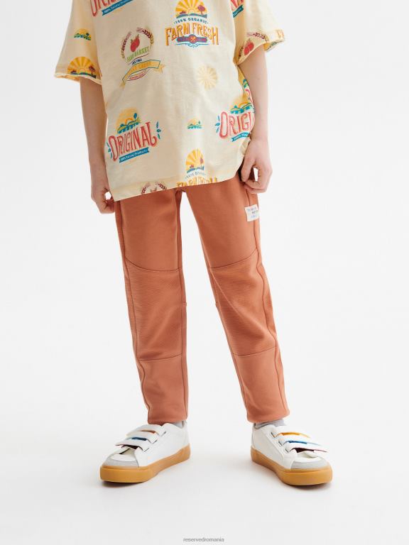 maro auriu Reserved băieți îmbrăcăminte pantaloni de jogger 648HZ2211