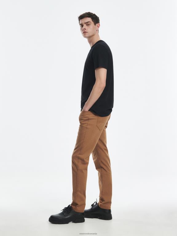 maro auriu Reserved bărbați îmbrăcăminte pantaloni regulat 648HZ1512