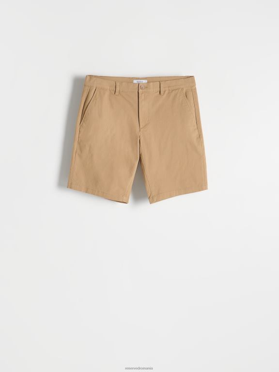 maro auriu Reserved bărbați îmbrăcăminte pantaloni scurți obișnuiți 648HZ1434