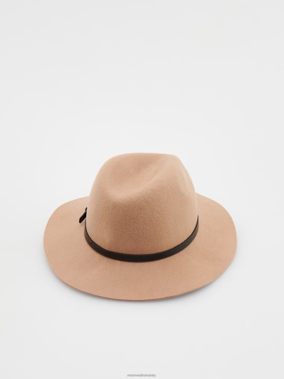 maro auriu Reserved femei accesorii Căciulă de lană 648HZ1007