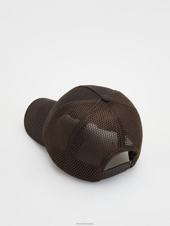 maro praf Reserved bărbați accesorii șapcă de camioner cu plasture 648HZ1669