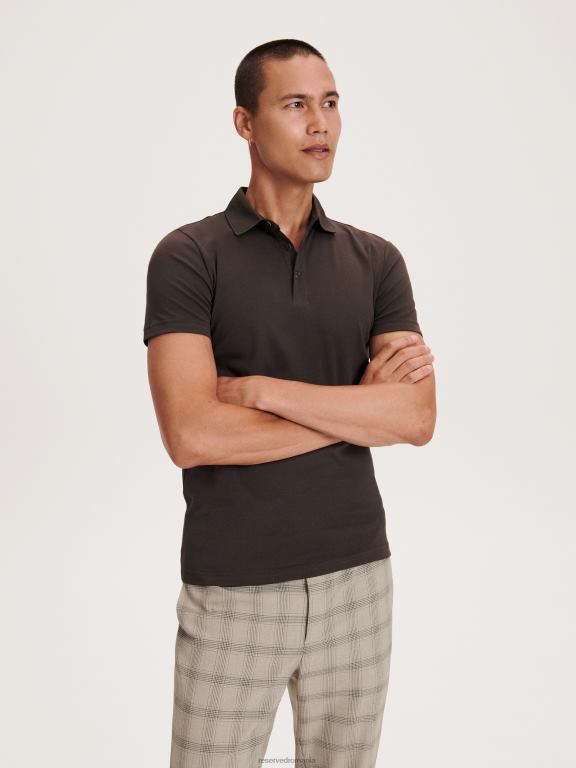 maro praf Reserved bărbați îmbrăcăminte tricou polo slim fit 648HZ1097