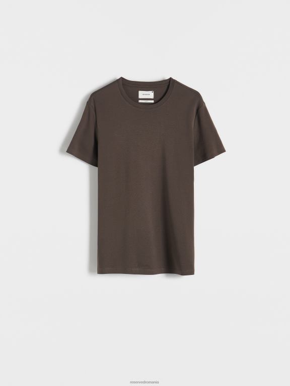 maro praf Reserved bărbați îmbrăcăminte tricou slim fit 648HZ1219