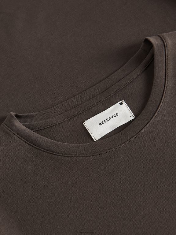 maro praf Reserved bărbați îmbrăcăminte tricou slim fit 648HZ1219