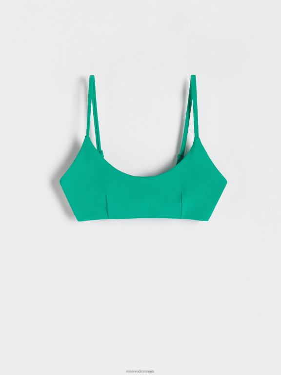 menta verde Reserved femei îmbrăcăminte top de bikini 648HZ1072