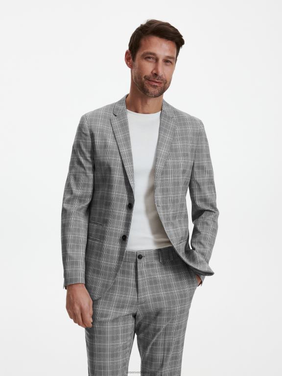 multicolor Reserved bărbați îmbrăcăminte blazer cu carouri slim fit 648HZ1613