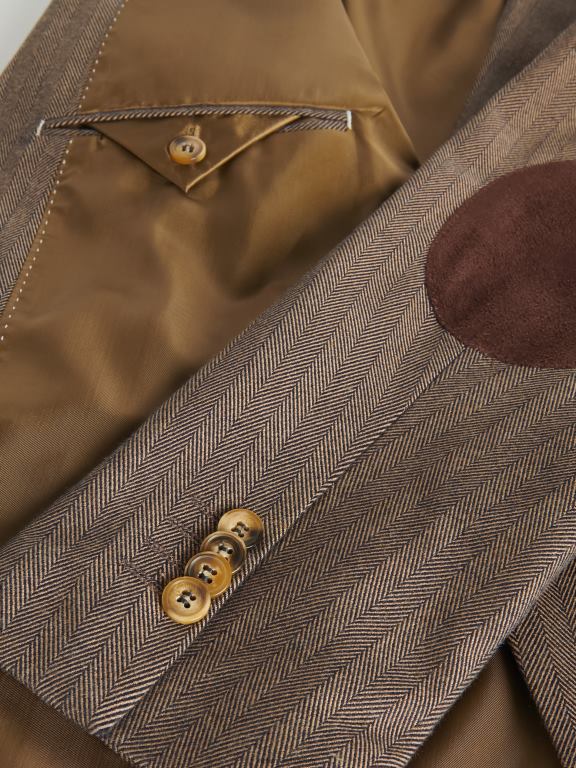 multicolor Reserved bărbați îmbrăcăminte blazer în os de hering 648HZ1614