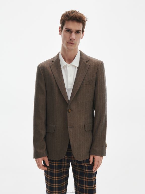 multicolor Reserved bărbați îmbrăcăminte blazer în os de hering 648HZ1614