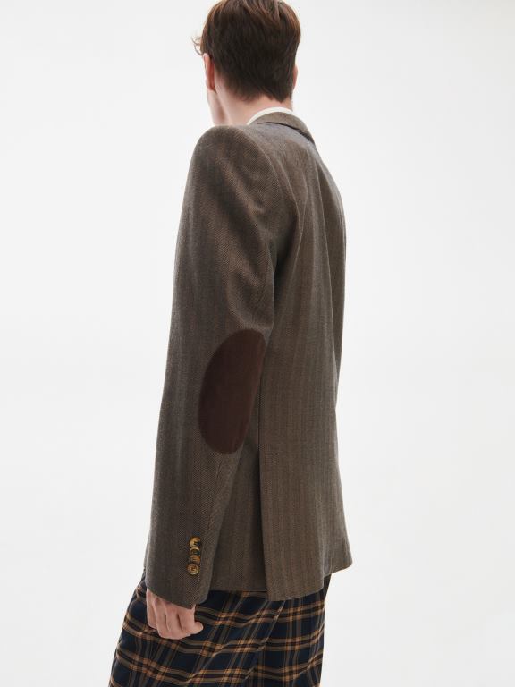 multicolor Reserved bărbați îmbrăcăminte blazer în os de hering 648HZ1614