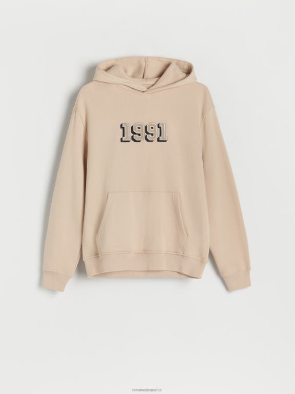 multicolor Reserved bărbați îmbrăcăminte hanorac din bumbac organic redesign 648HZ1603