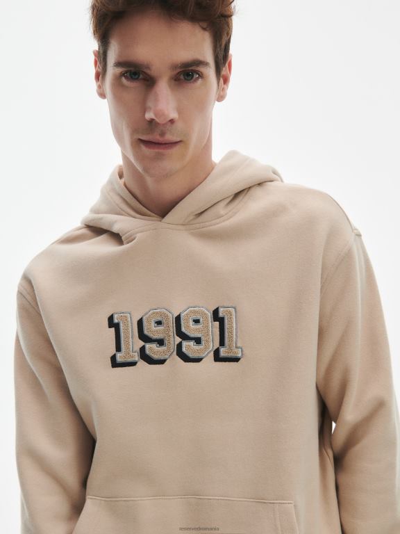 multicolor Reserved bărbați îmbrăcăminte hanorac din bumbac organic redesign 648HZ1603