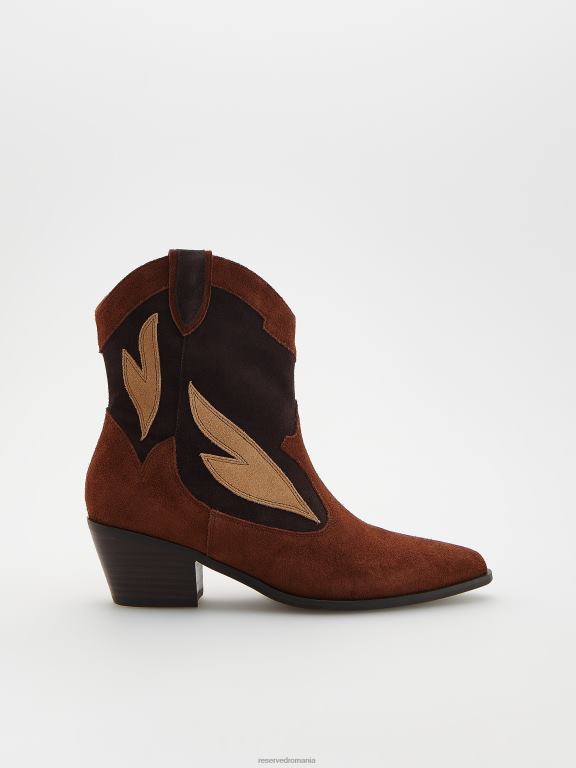 multicolor Reserved femei pantofi cizme de cowboy cu model 648HZ941