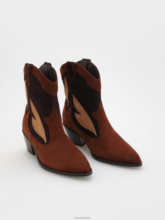 multicolor Reserved femei pantofi cizme de cowboy cu model 648HZ941