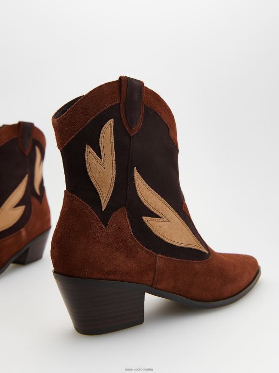 multicolor Reserved femei pantofi cizme de cowboy cu model 648HZ941