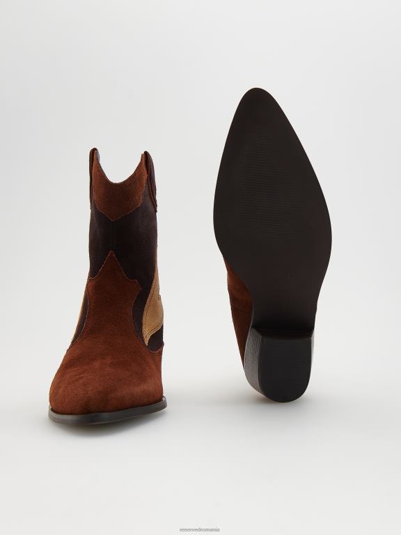 multicolor Reserved femei pantofi cizme de cowboy cu model 648HZ941