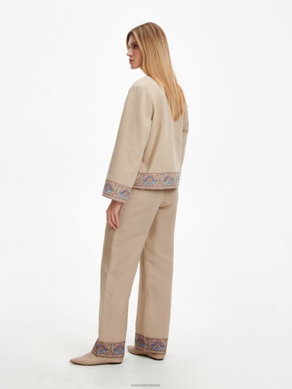 multicolor Reserved femei îmbrăcăminte blazer cu detalii de broderie 648HZ267